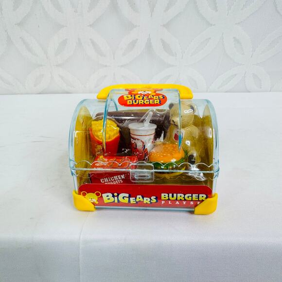 5 for $25| Kidstar Bigears Bear Burger Mini Lunch Box Playset Toy Milkshake - Picture 10 of 11